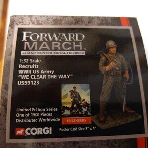 Corgi Forward March WWII US Army We Clear the Way US59128 1:32 Figure